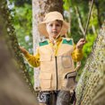 thumbnail image 5 of KAKOWELY 1 juego de kit de explorador para niños, chaleco, sombrero, pala, tetera, brújula, kit de cosplay para niños., 5 of 5
