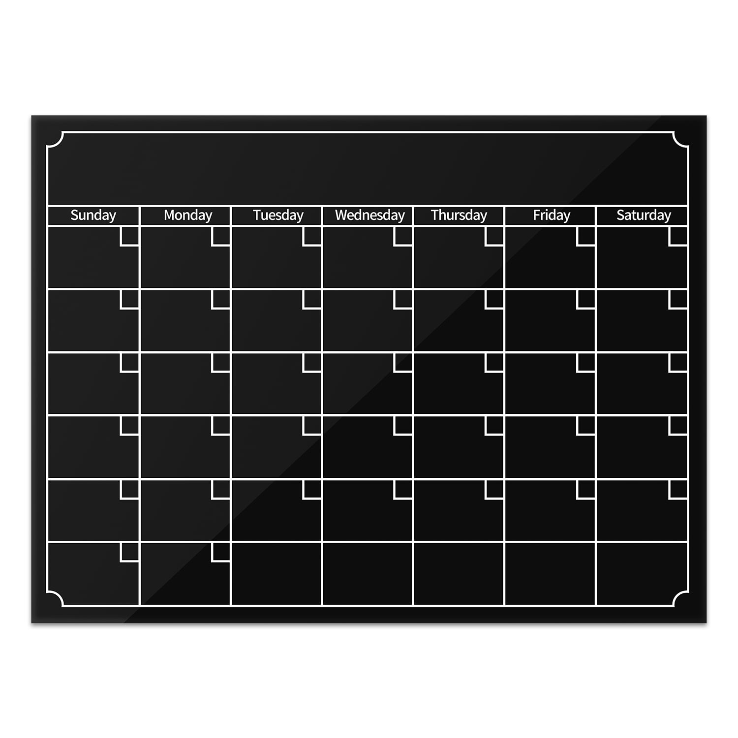 ACCEDE Monthly Calendar for Refrigerator Sticker