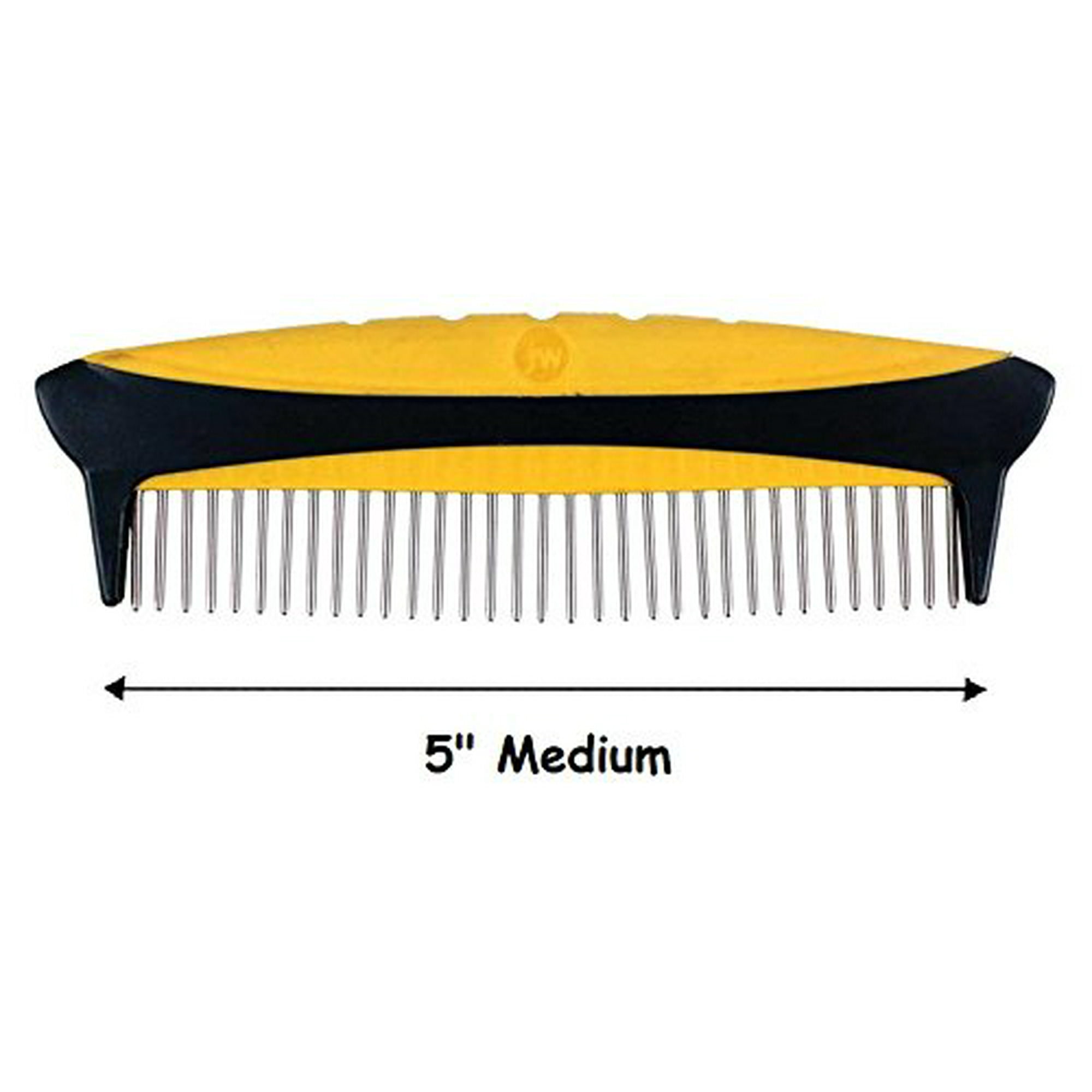 Dog comb with rotating pins hot sale