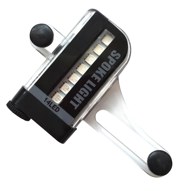 LED Stem Lights for Bike Use Waterproof Motion Induction Black ABS PC with 14 Dazzling Patterns