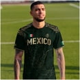 thumbnail image 3 of Zimjoy Men's Mexico Soccer Jersey 2026 World Soccer Game National Team Fan Crew Neck Short Sleeve Game Day Football Tee Dark Green L, 3 of 5