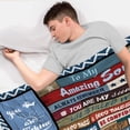 thumbnail image 2 of Gifts for Son, Son Gifts Blanket 60"X50", Son Gifts from Mom, Gifts for Son from Mom, Son Birthday Gifts, Birthday Gifts for Son, Son Gifts for Christmas, to My Son Blanket, Best Son Ever Gift, 2 of 6