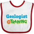 thumbnail image 3 of Inktastic Geologist in Training Boys or Girls Baby Bib, 3 of 4