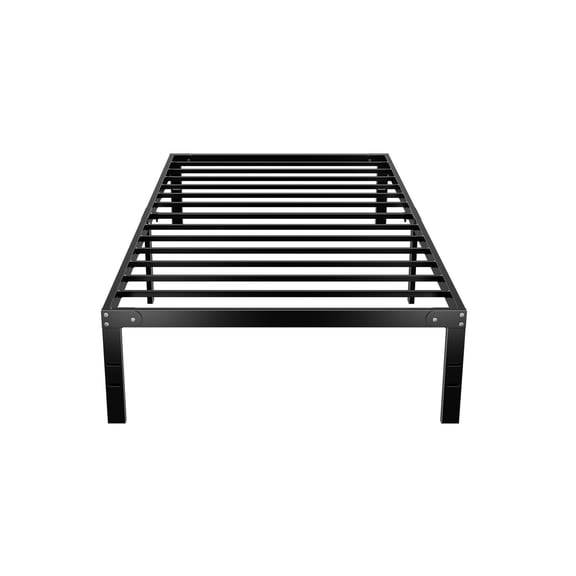 CONCETTA 14 inch Metal Bed Frame, Twin, Heavy Duty Steel,Underbed Storage, No Box Spring Needed for Bedroom