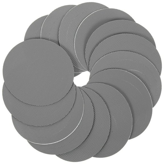 20 Sheets of Non-slip Stickers for Bathrooms Made of PEVA Material Grey for Home Use