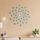 thumbnail image 4 of Decoración de pared, Decoración de pared con diamantes de imitación 3D con purpurina, Decoración de pared clásica y elegante, Decoración del hogar par Azul plateado, 4 of 7