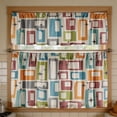 thumbnail image 5 of Gumesh Kitchen Curtains, Short Non-See-Through Privacy Tier Curtains, Light Filtering Semi Sheer Small Window Drapes for Bathroom Cafe, 3Pcs, 5 of 7