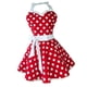 thumbnail image 5 of Delantal de cocina de bolsillo para mujer, ideal para fiestas de Navidad y San Valentín. rojo, 5 of 8