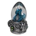 thumbnail image 3 of Figurine d'Œuf en Verre Acrylique Coloré Dragon Wyrmling Bleu, 3 of 9