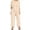 A-Beige326, variant on Womens 3 Piece Outfits Long Sleeve Open Front Cardigans Cropped Pants & crewneck tees spring travel vacation airport matching sets