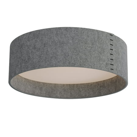 

Maxim 10227 Prime 25 Wide Led Flush Mount Drum Ceiling Fixture - Grey