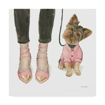 Trademark Fine Art 'Furry Fashion Friends III' Canvas Art by Emily Adams
