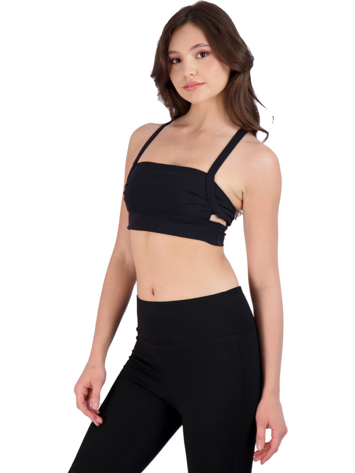 FREE PEOPLE MOVEMENT FREE THROW SQUARE NECK BRA - BLACK 1567 – Work It Out