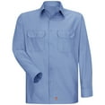 thumbnail image 2 of Red Kap Men's Long Sleeve Solid Ripstop Shirt, 2 of 4