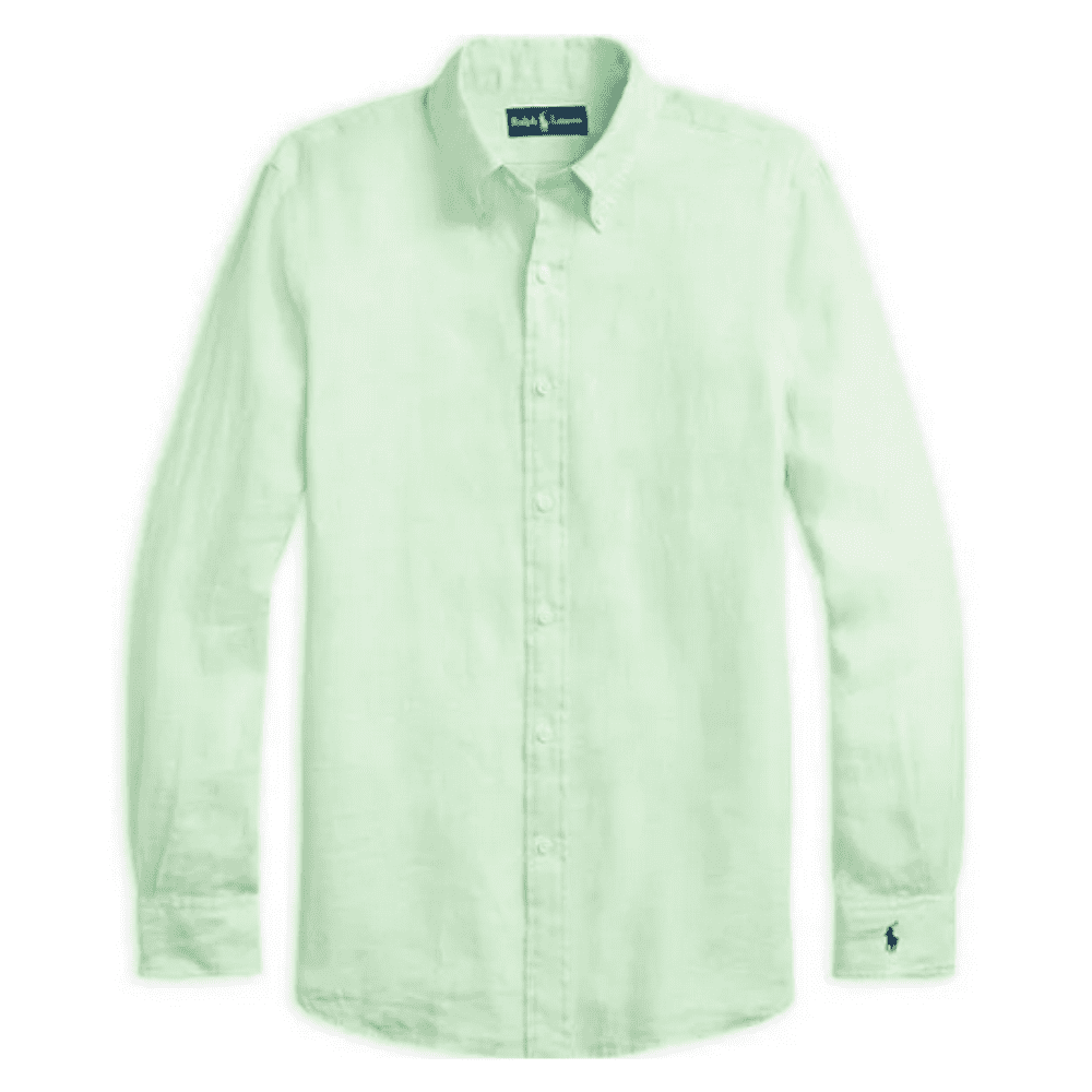 148$ Polo Ralph Lauren Custom-Fit Linen Button Down Shirt