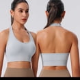 thumbnail image 5 of SOOMLON Halter Bras for Women Backless Adjustable Sports Bras Stretchy Soft Yoga Workout Bra Everyday Bralettes, 5 of 6