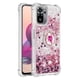thumbnail image 2 of Funda para Xiaomi Redmi Note 10S 4G/Note 10 4G con Brillo Líquido Flotante, Purpurina, Parachoques y Anillo Giratorio Soporte, 2 of 5