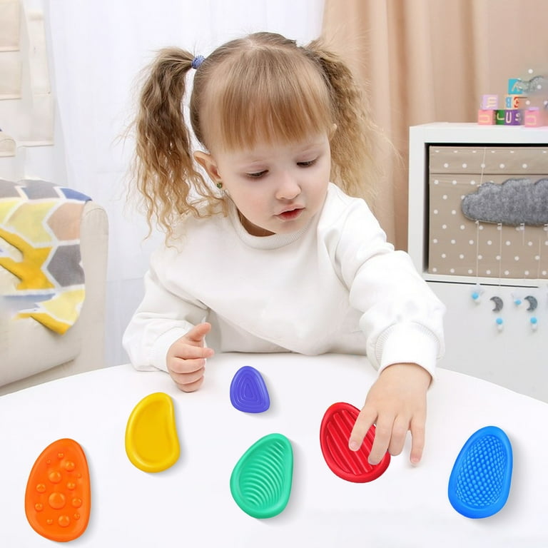 Classroom Decor NPPN Hard Plastic Sensory Stones Non Sticky