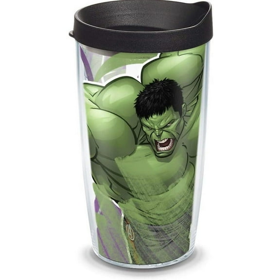 Tervis Marvel Hulk 16oz Double Wall Insulated Tumbler W/lid Marvel