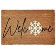 thumbnail image 2 of Welcome Snowflake Doormat Winter Doormat Welcome Mat Winter Decor Outdoor Rug Christmas Doormat Front Doormat Christmas Decor, 2 of 8