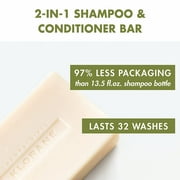 Klorane Ultra-Gentle Shampoo Bar with Oat Milk - Gentle Plant-Based Shampoo Bar - Hydrates & Detangles, 2.8 oz