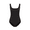 Black, variant on POSESHE Women's Plus Size Square Tank Bodysuit in Black, M-5X