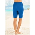 thumbnail image 2 of Swim 365 Women's Plus Size High-Waist Full-Coverage Swim Bike Short, 2 of 6