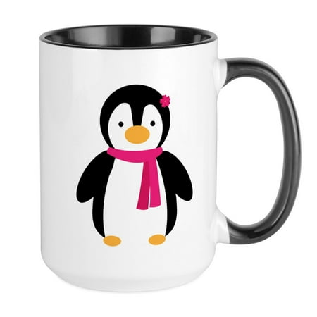 

CafePress - Pink Penguin - 15 oz Ceramic Large Mug