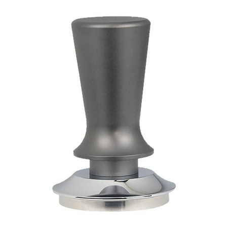 

IMSHIE Espresso Tamper Stainless Steel Coffee Powder Press Hammer with Spring Flat Base Espresso Beans Press Tool for Home Office ( 51/53/58mm) fit