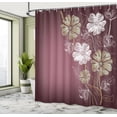thumbnail image 4 of Ambesonne Art Shower Curtain, Cherry Blossom Fantasy Garden, 69"Wx75"L, Mauve Taupe, 4 of 4