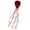 Red, variant on Octopus Single Line Kite 13 ft Soft Parafoil Large Frameless Beach Flyer with Long Tails for Outdoor Family Backyard Game Holiday Gift