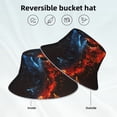 thumbnail image 2 of Balery Red And Blue Fire Bird Sombreros para el sol para hombre y mujer, sombrero de pescador con UPF 50+, 2 of 6