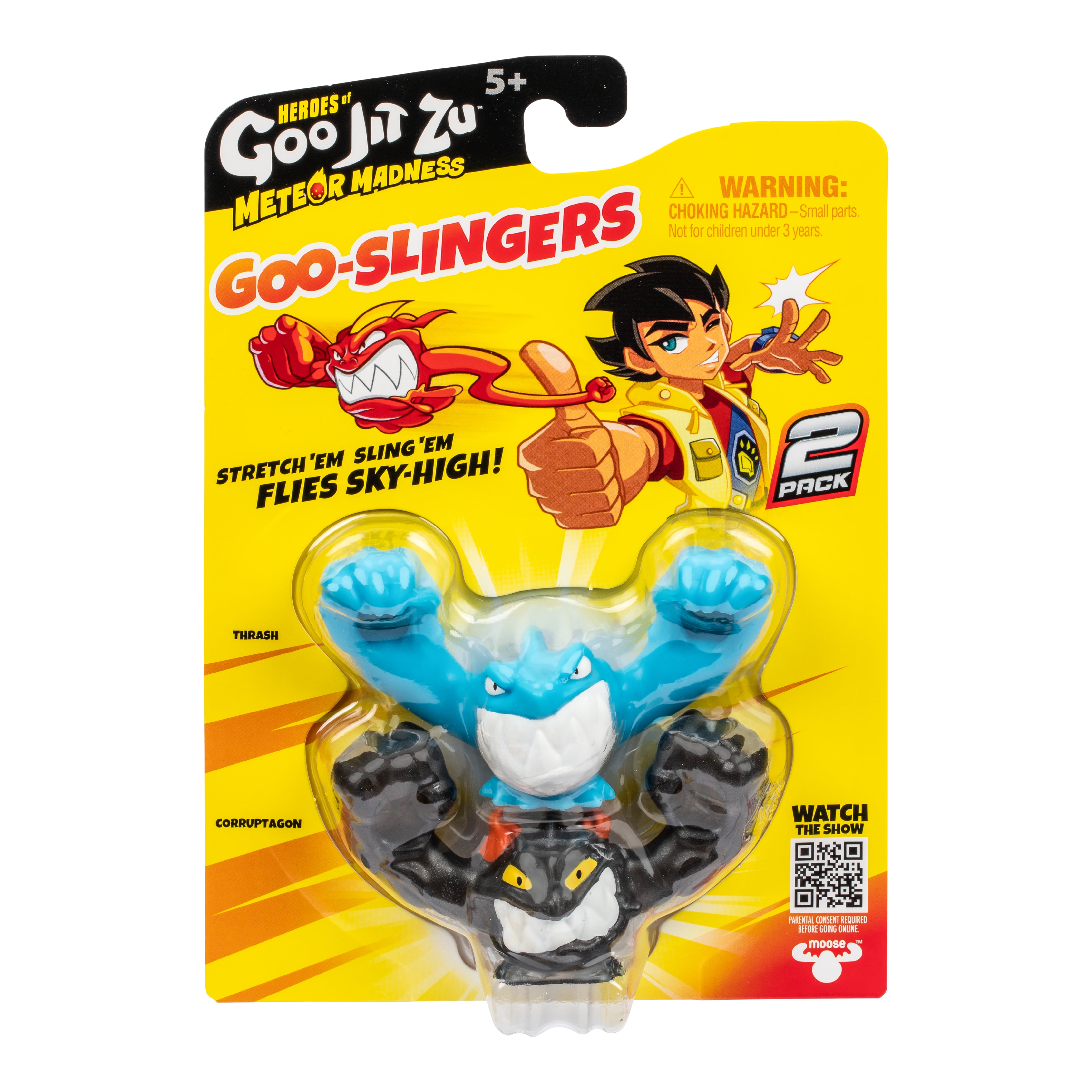 Heroes Of Goo Jit Zu Meteor Madness Goo Slingers 2 Pack, HOGJZ Meteor Madness Goo Slingers 2 Pack