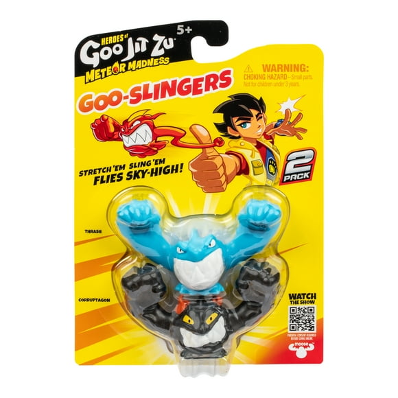 Héros de Goo Jit Zu Meteor Madness Goo Slingers Pack de 2