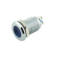 thumbnail image 1 of Alpinetech 12mm Blue 12V LED Metal Indicator Pilot Custom Dash Light Lamp, 1 of 4