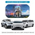thumbnail image 4 of Suzume Sombrilla Solar para Auto - Protector de Parabrisas Plegable | Cortina Solar Delantero | Bloqueo UV y Aislamiento de Calor 133x73cm, 4 of 6