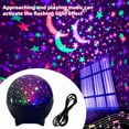 thumbnail image 5 of RGB Night Lights LED Projector Light Starry Moon Galaxy Projection Lamp 5V USB for Kids Present Christmas Gift Room Decorations, 5 of 7
