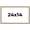 Liscio Argeto, variant on 24x14 Frame Silver Whitewashed Wood Grain Solid Wood Shadow Box | 0.75 Inch Moulding Width | 0.75