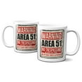 thumbnail image 2 of Area 51 Distressed Sign Ceramic 11oz Mug, 2 of 2