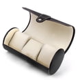 thumbnail image 4 of Caja de almacenamiento Sunnimix Cilindro para 3 relojes de cuero PU Negro, 4 of 8
