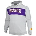 thumbnail image 2 of Men's Fanatics Heather Gray Phoenix Suns Big & Tall Wordmark Pullover Hoodie, 2 of 3