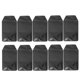 thumbnail image 4 of 10 Pcs PVC Waterproof Trapezoid Pen Protector Pen Bag Practical Pen Pouch Inserted Leak-Proof Pocket Protector (Black), 4 of 5