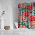 thumbnail image 3 of Waterproof Pioneer Shower Curtain 72x84 Inch Polyester Unique Cute Floral Shower Curtain for Bathroom Hotel Home Decor with 12 Plastic Hooks, 3 of 5