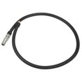 thumbnail image 1 of Unique Bargains 1pcs 60cm Flexible Copper Rubber Tube Tire Valve Connect Pipe Air Chuck Inflator Compressor Pump Extension Hose for Car, 1 of 6