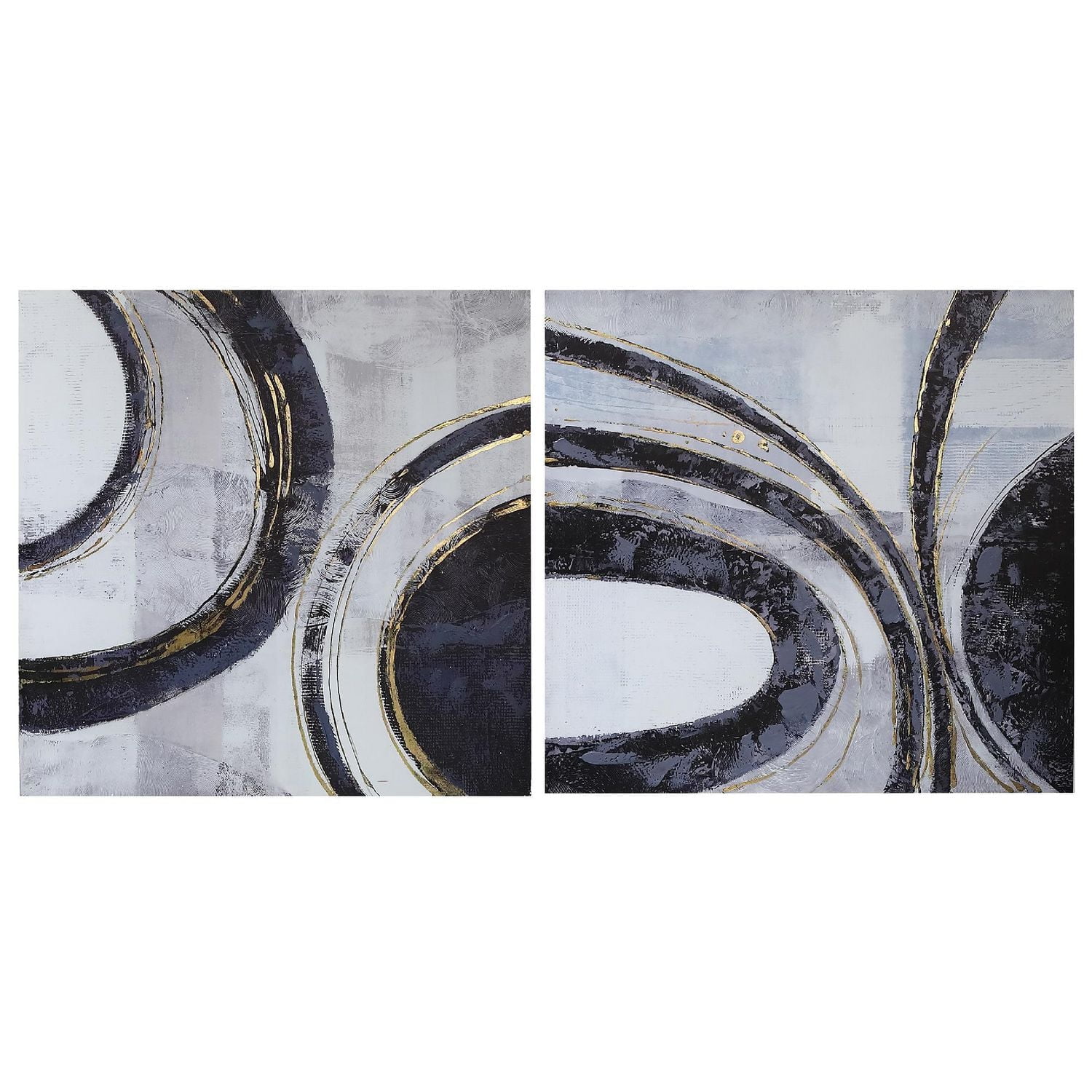 Main Canvas Wall Art Peint (Nébuleuse) (Asstd) - Set of 2