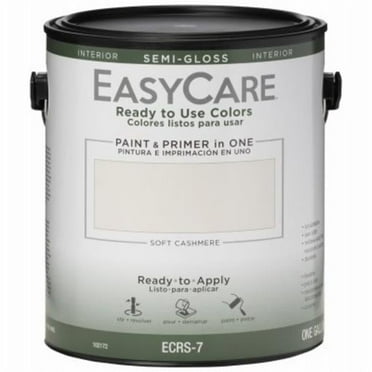 True Value Manufacturing 102172 1 gal Interior Semi-Gloss Acyrlic Colors Paint & Primer, Soft Cashmere