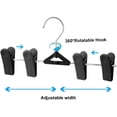 thumbnail image 2 of Perchas para pantalones y faldas NORTHERN BROTHERS, 50 unidades que ahorran espacio, 2 of 5