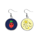 thumbnail image 1 of Pendiente Sol Flor Pendiente Joyas Moda Unbranded M, 1 of 3