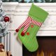 thumbnail image 1 of RKSTN christmas deals Christmas Socks In Apron Christmas Stocking Knitted Christmas Decorations Stocking Red White With Pockets Letter Stockings For Family, 1 of 8