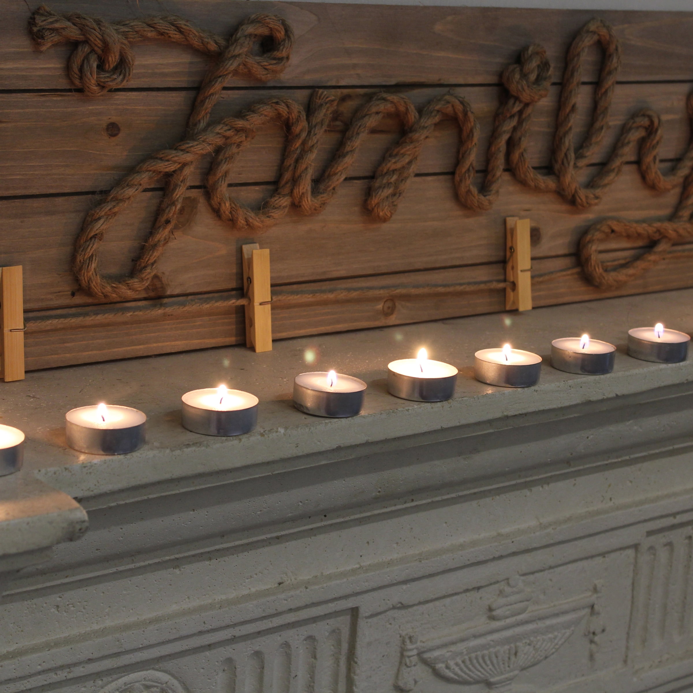 Way To Celebrate Long Burn Tealights, 50 Count Trendtalksaz Store